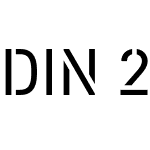 DIN 2014 Stencil