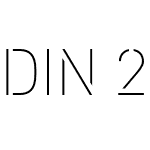 DIN 2014 Stencil