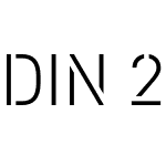 DIN 2014 Stencil