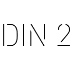 DIN 2014 Stencil