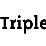 TriplexSerifBold