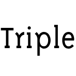 TriplexSerifLight