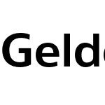 Gelder Sans