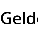 Gelder Sans