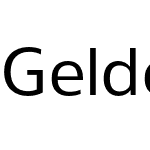 Gelder Sans