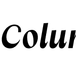 Columbia Sans W Display