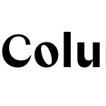 Columbia Sans W Display