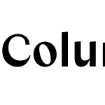 Columbia Sans W Display