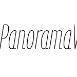 PanoramaW ExtraCondensed