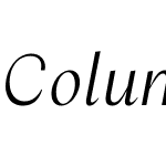 Columbia Sans W