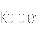 Korolev Condensed