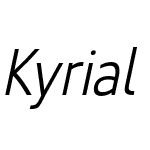 Kyrial Sans Pro Cond