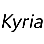 Kyrial Sans Pro