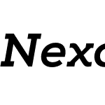 Nexa Slab xBold Italic