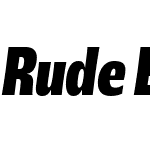 Rude ExtraCondensed