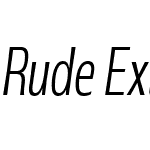 Rude ExtraCondensed