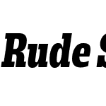 Rude Slab ExtraCondensed