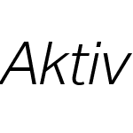 Aktiv Grotesk Trial