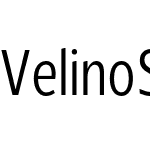 Velino Sans Condensed