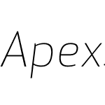 ApexSansLightItalicST