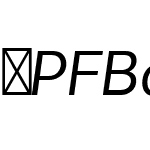 PFBagueSansPro-Italic