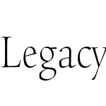 Legacy Serif ITC Pro