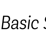 Basic Sans Alt Cnd