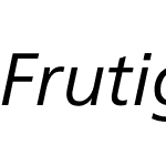 Frutiger Neue LT Pro