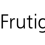 FrutigerLight