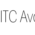 ITC Avant Garde Gothic Std