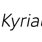 Kyrial Sans Pro