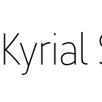 Kyrial Sans Pro Cond