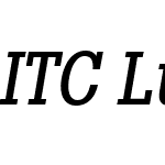 ITC Lubalin Graph Std