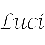 Lucida Calligraphy Std