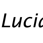 Lucida Grande W1G