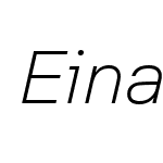 Eina04-LightItalic