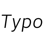 TypoPRO Amble