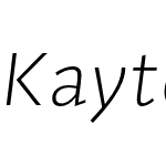 Kaytek Sans