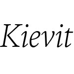 Kievit Serif