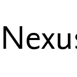 Nexus Sans Pro