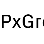 Px Grotesk Pan