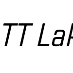 TT Lakes Neue Condensed