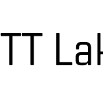 TT Lakes Neue Condensed