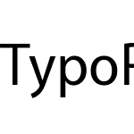 TypoPRO Vegur