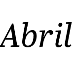 Abril Text