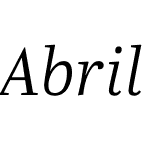 Abril Text