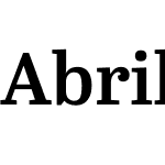 Abril Text