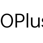 OPlusSans 2.0_En