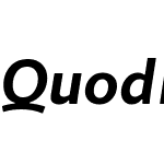 Quodlibet Sans