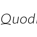 Quodlibet Sans